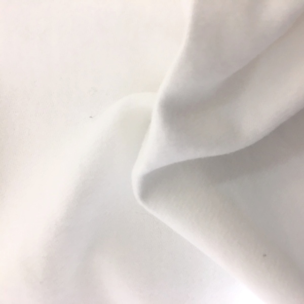 3 metre wide Molton Fabric FLAME RETARDANT WHITE